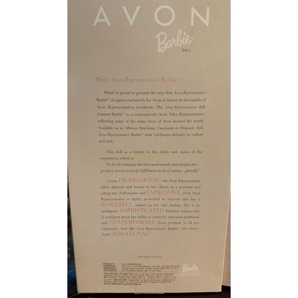 VINTAGE Set of 3 Special Editions AVON REPRESENTATIVE Barbies IN BOXES - Picture 15 of 16